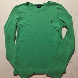 RLX Ralph Lauren Sport Long Sleeve T Shirt Green